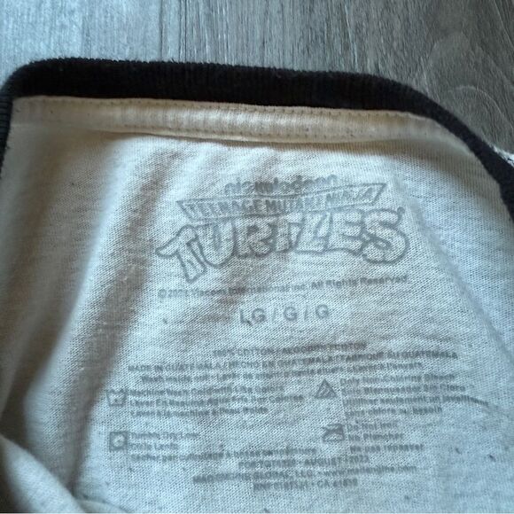 Teenage Mutant Ninja Turtles Graphic T-Shirt White Nickelodeon - Picture 3 of 4